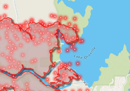 screenshot of firemappers map 